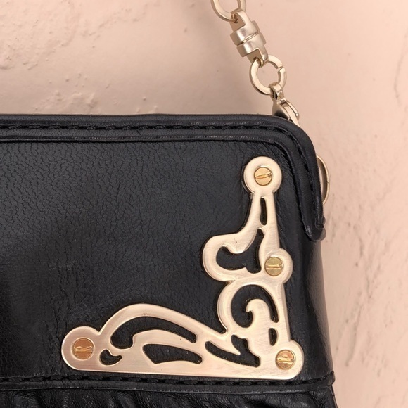 Cole Haan collection black leather clutch - Picture 3 of 6